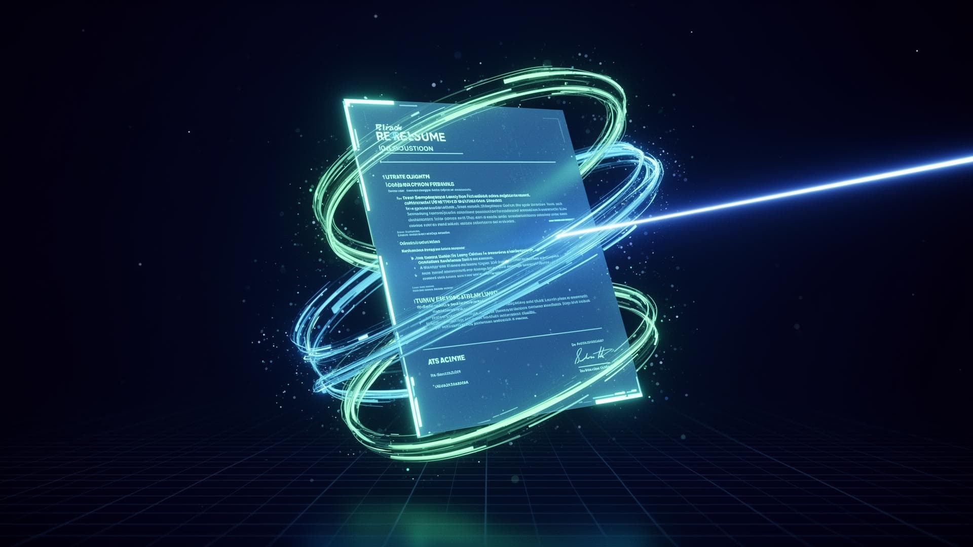ATS-optimized resume scanned by AI